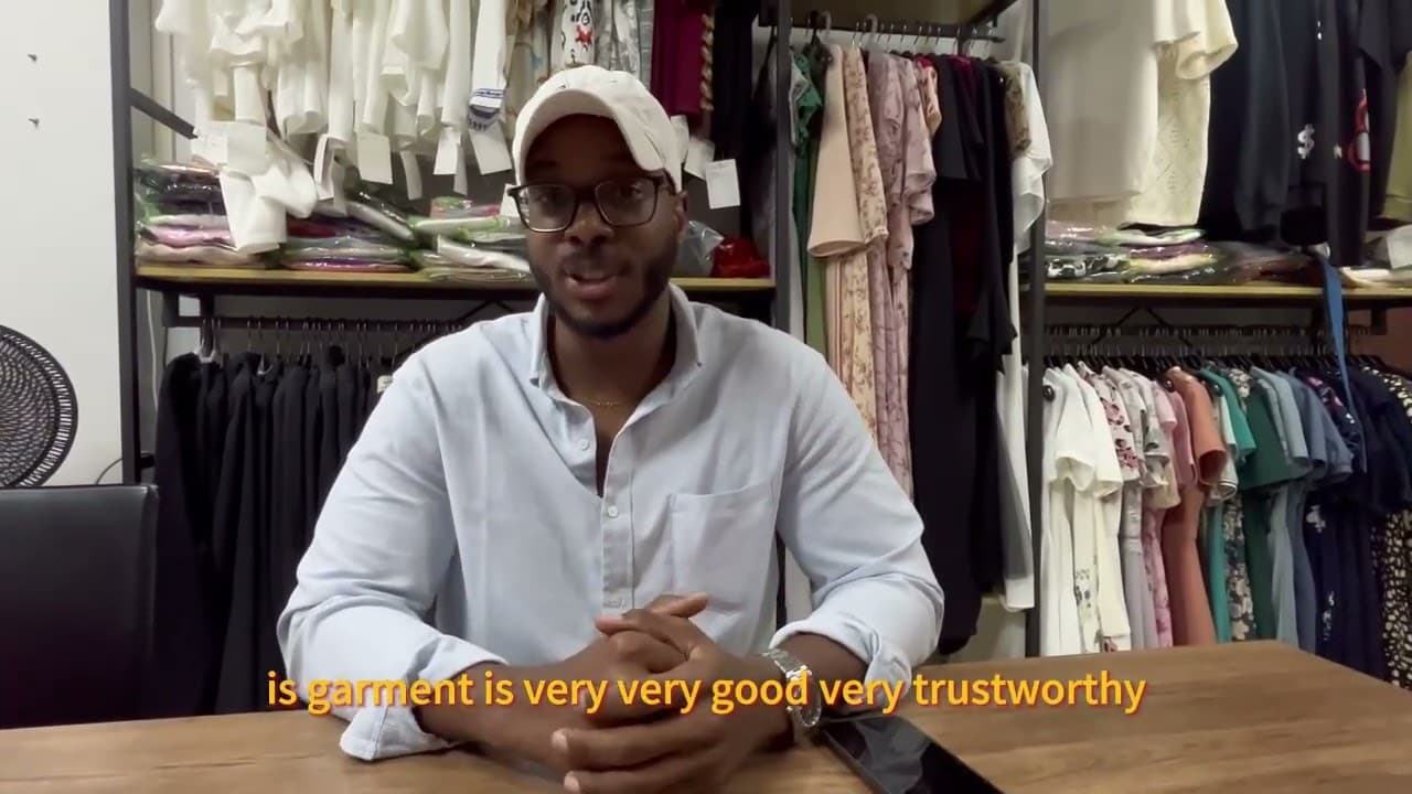 A Nigerian shirt buyer: 200 pieces per style, every quarter